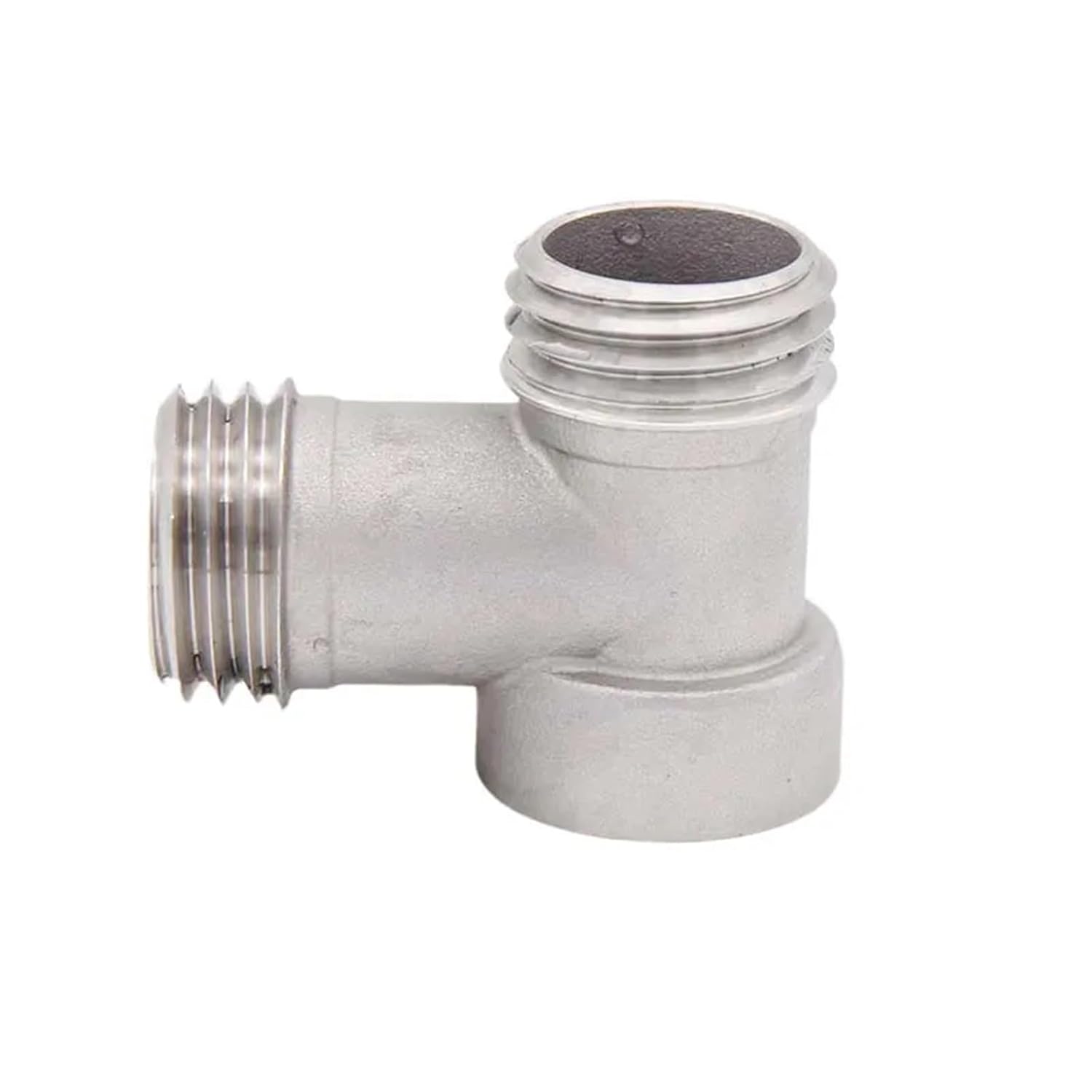 Stainless Steel Carbonation Cap Tee Fit Soft Drink PET Bottles Homebrew Kegging