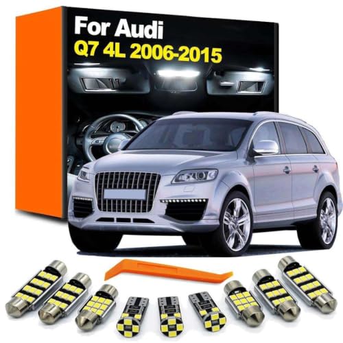 Kit de luces LED interiores para Audi Q7 4L (2006-2015) de 20 piezas
