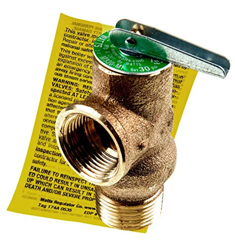 WEIL MCLAIN 383-500-095, 383500095, 3/4" MALE X FEMALE RELIEF VALVE SET A 30 PSI