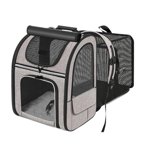 Sac à dos extensible pour chat respirant avec sa structure pliable - 2