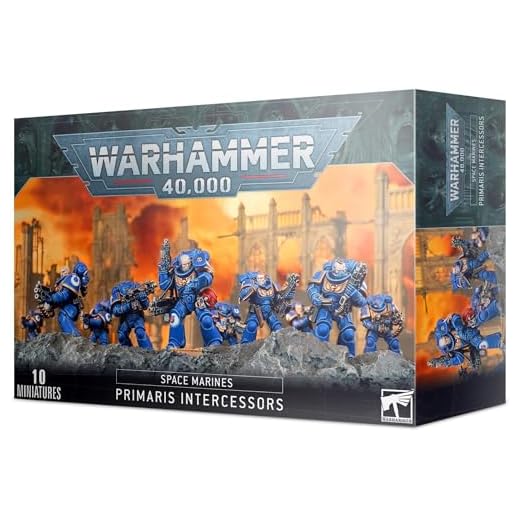 Games Workshop - Warhammer 40.000 - Space Marines: Assault Intercessors, Schwarz