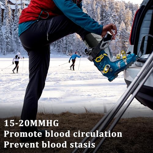 Warm Kids Ski Socks - 2 Pairs Merino Wool Skiing Socks, Winter Warm Snowboard Thermal Socks For Boys Girls Toddlers3