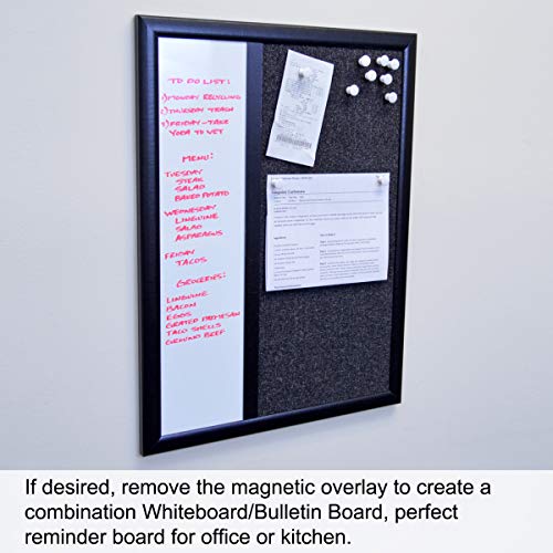 Ultimate Office Fabric Bulletin Board 24 X 18 Memo Board Plus, 3 Photo Frames And Jumbo Pushpins. Organize And Display Photos, Notes And Reminders. Ideal For Home, Office, Cubicles Or Classrooms #TOP5