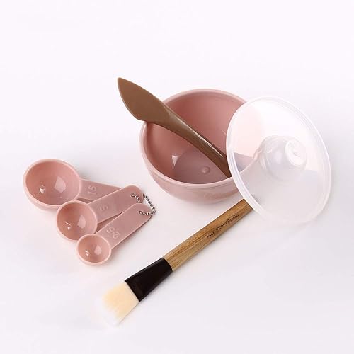 Miniatura 2 de HEALLILY Máscara facial de bricolaje Tazón de mezcla Cepillo Cuchara Stick Herramienta Cuidado de la Cara Set para las Mujeres 7pcs