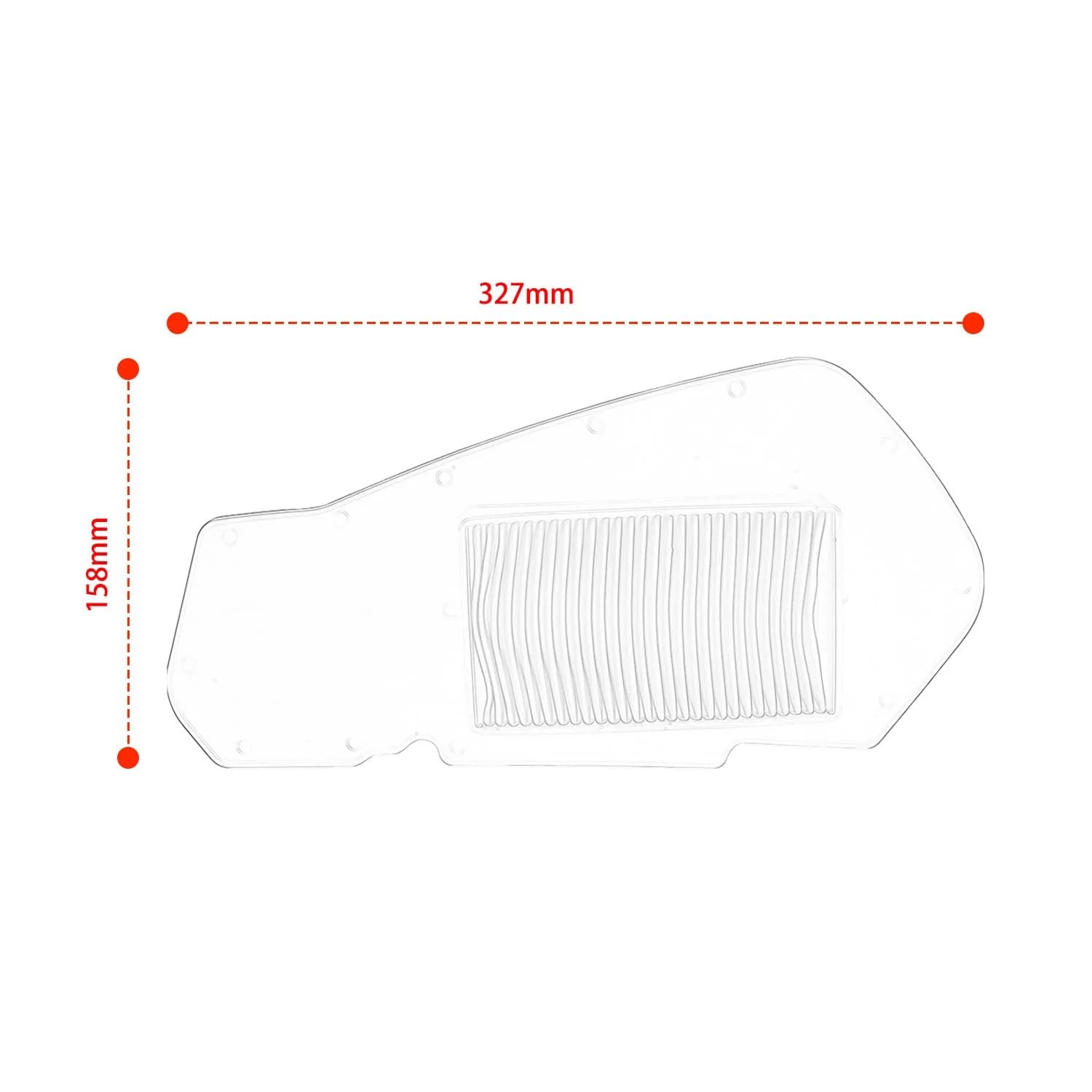 filtr wlotu powietrza motocykl Środek do czyszczenia wlotu filtra powietrza motocykla pasuje do WL125T-33 GST150-AC