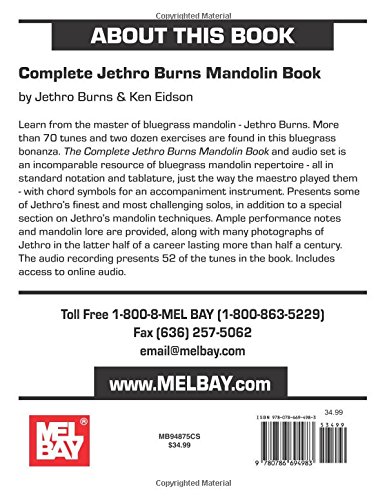 Complete Jethro Burns Mandolin