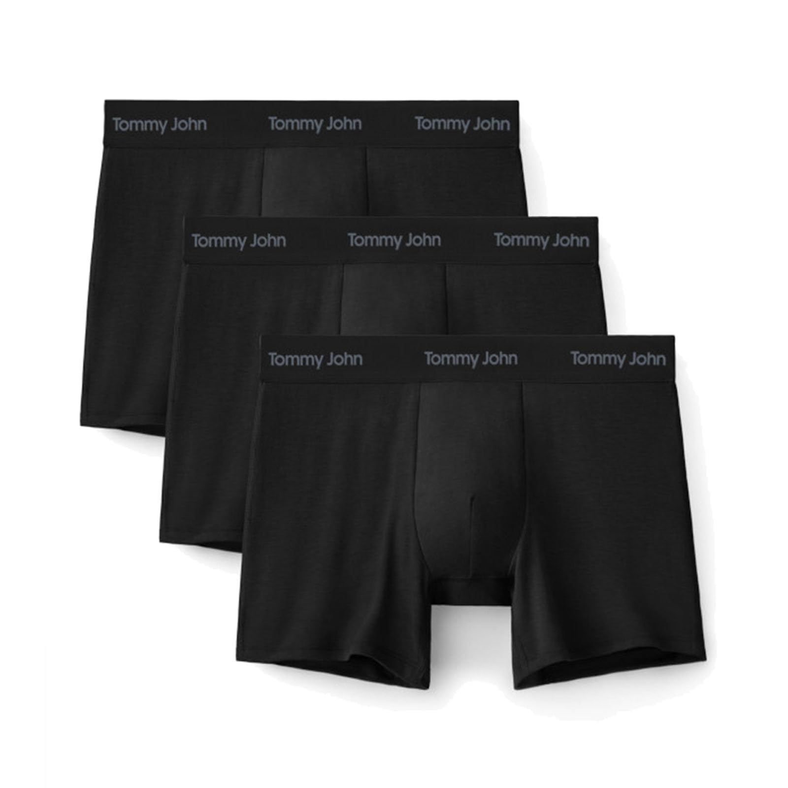 Tommy John Mens Luxe Modal 6 Boxer Brief Underwear 3-Pack