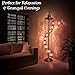 DEMMEX Turkish Moroccan Mosaic Floor Lamp, 9 Globes, 6ft Tall – Tiffany Style Standing Decorative Boho Lamp with Colorful Globes for Bedroom, Living Room, Entryway – Handmade in Turkey, Multicolor