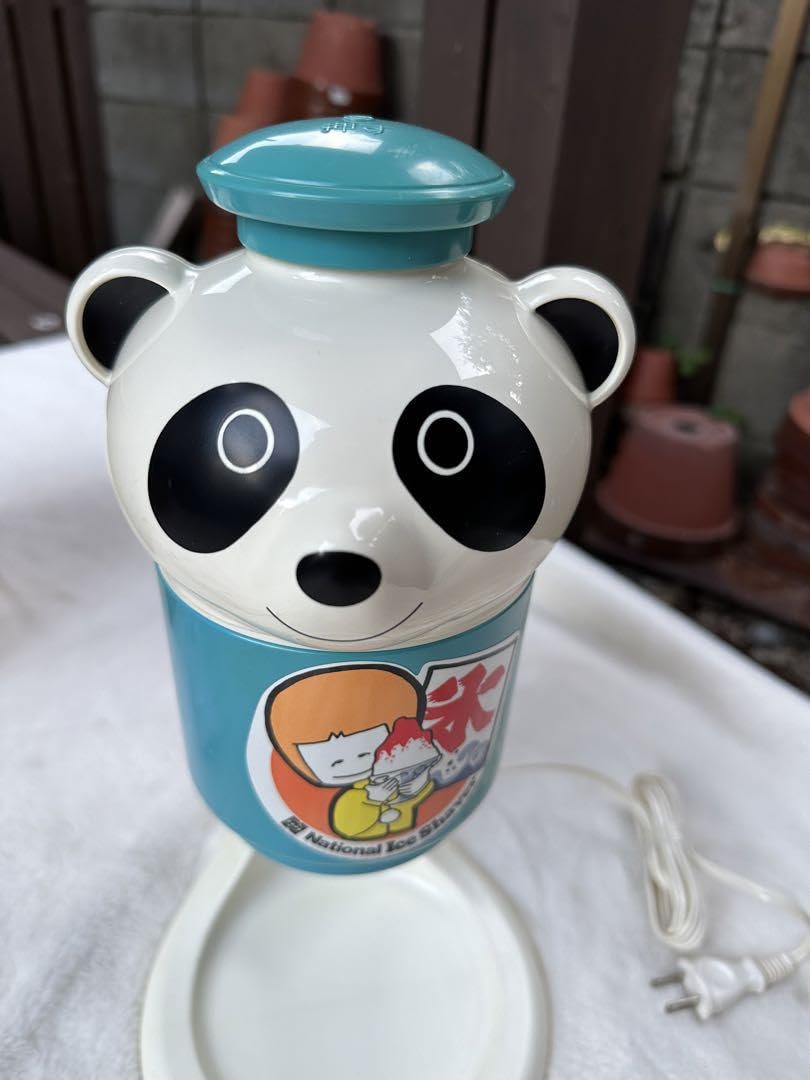 Amazon.co.jp: レトロ ナショナル 電気氷かき パンダ MF-135 電動