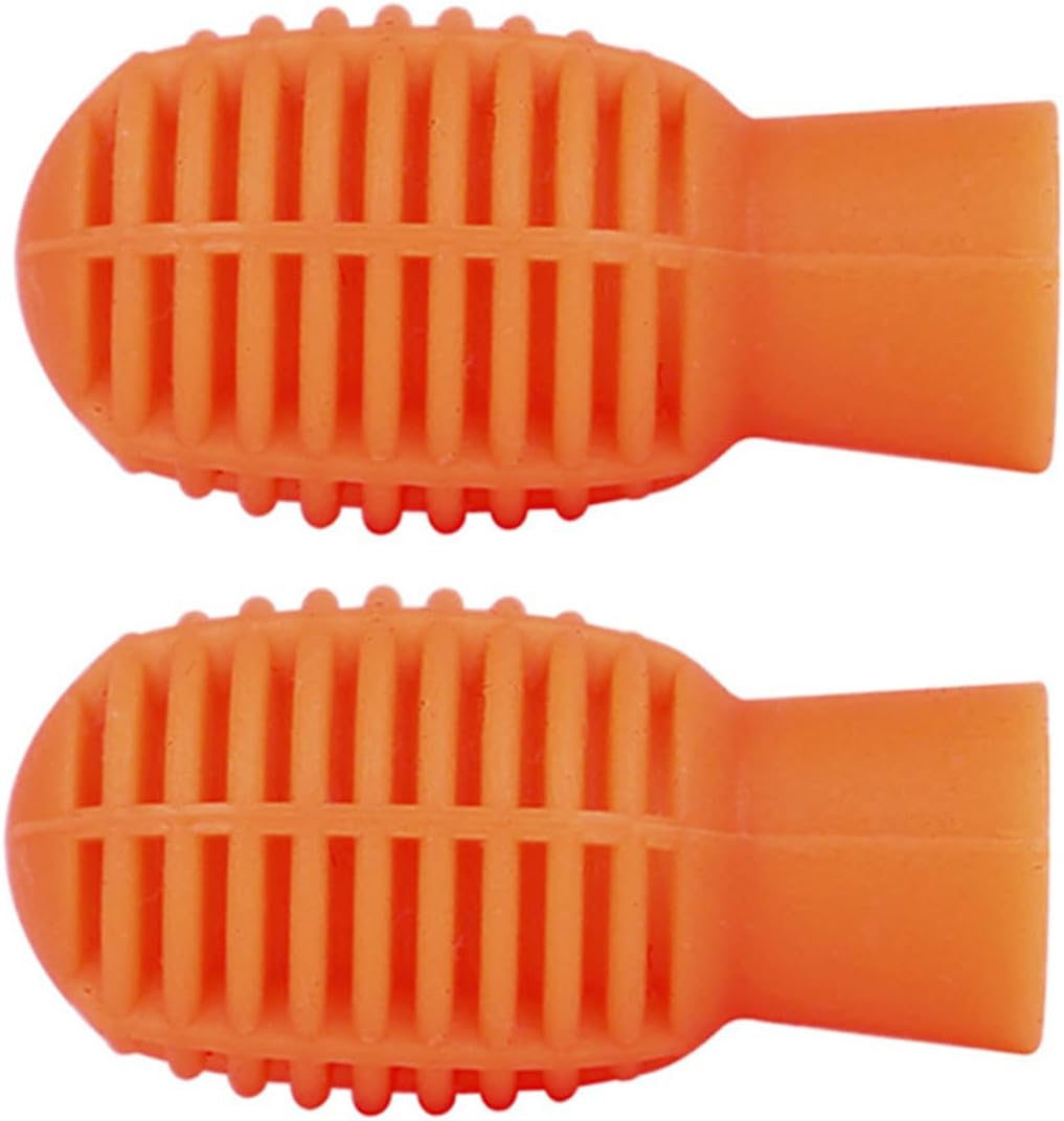 2 piezas de cubiertas de silicona para baquetas de batería miniatura 1