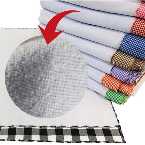 Pano De Prato Xadrez Gigante Kit Com 5 Peças