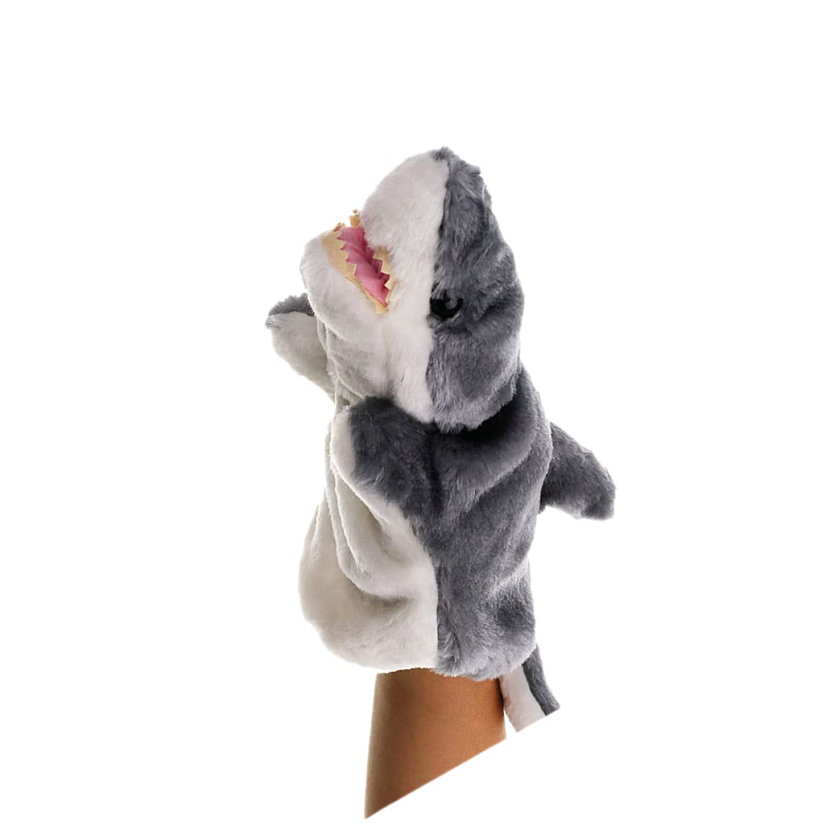 TOYANDONA Stuffed Shark Cartoon Kids Hand Toy Puppet Funny Grey for Plush Animal Adorable Doll