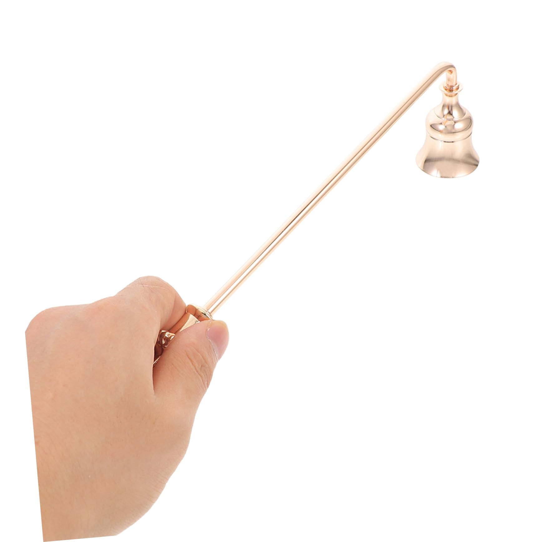 Garneck Vintage Candle Snuffer with Handle Elegant Candle Extinguisher Tool for Deep Jars Design for Home Weddings and Parties