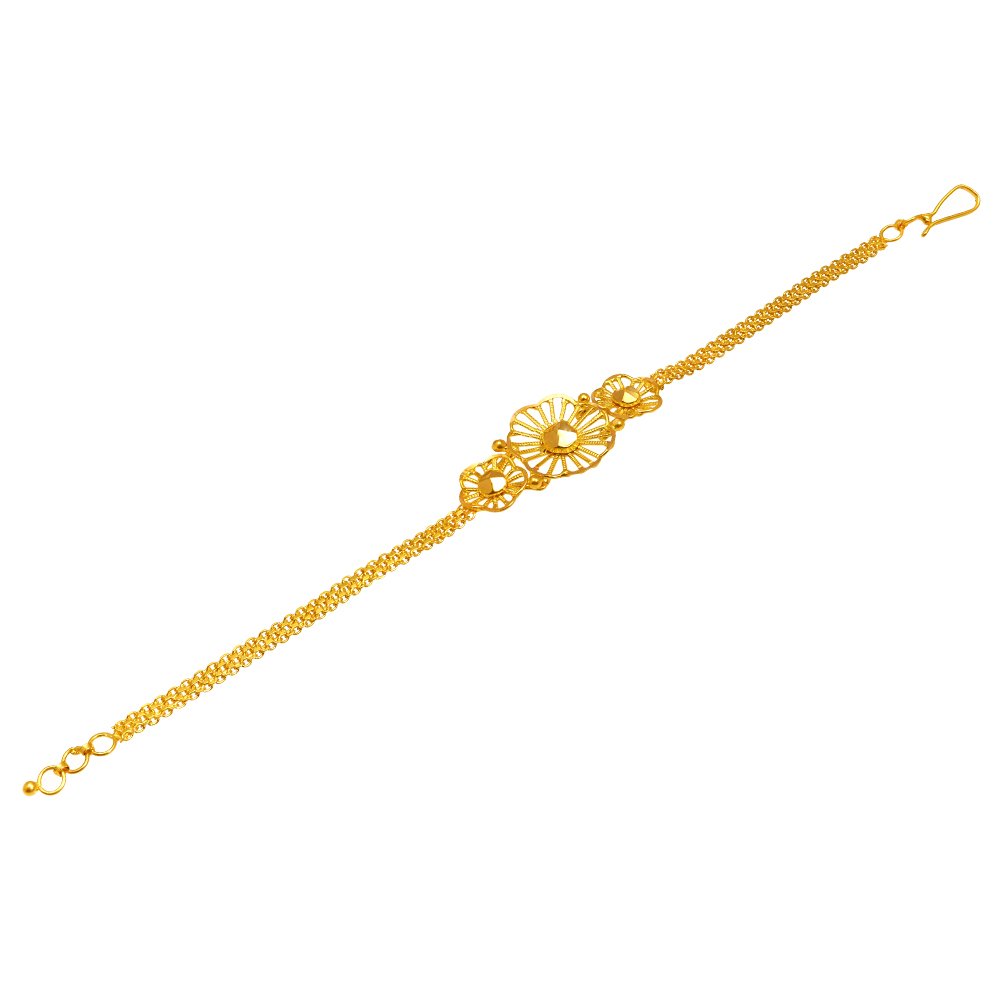 joyalukkas 22k (916) Yellow Gold Charm Bracelet for Women-picture-13