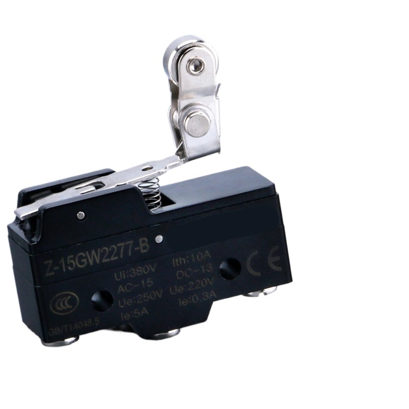 microinterruttore, Microinterruttore Z-15GW Mini interruttore di finecorsa 15A 250VAC 1NC 1NO Leva ad arco a rullo Microinterruttori a pressione a scatto Z-15GQ(Z-15GB-Q)