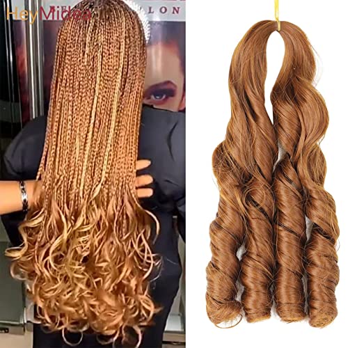 Cabello Trenzado pre Estirado de 20 pulgadas Trenzas de Ganchillo 4 Paquetes Crochet pelo Extensiones de Pelo de Ganchillo Hair Extensiones de Cabello Sintético Rizado(30#) Cover