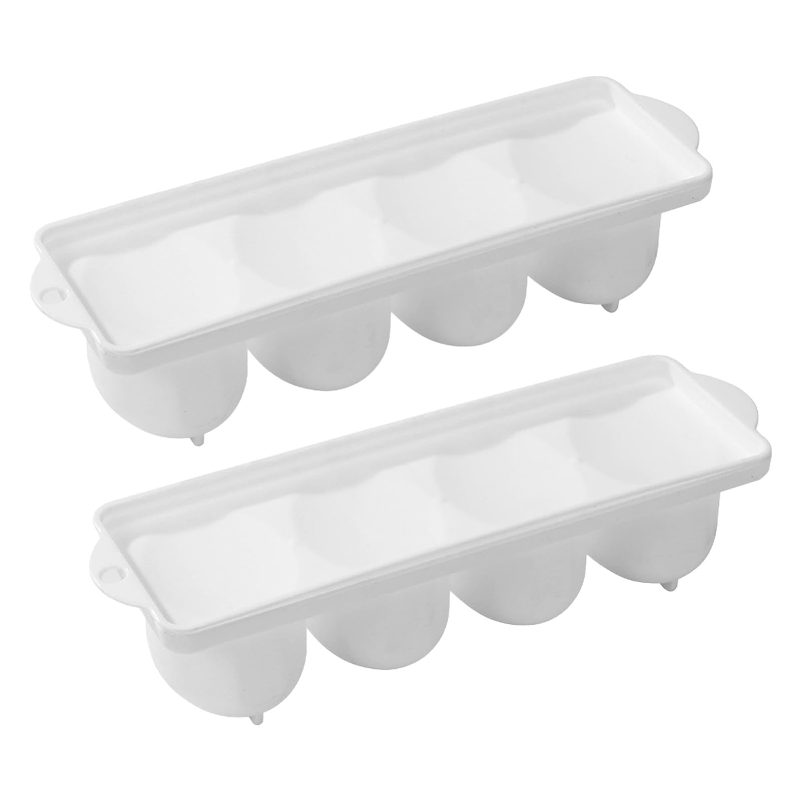 ZBIianxer 4 Compartment Eggs Pickling Container for Marinating and Storing Soft Boiled Eggs Easy to Use Kitchen Tool Oocyte Pickling Container
