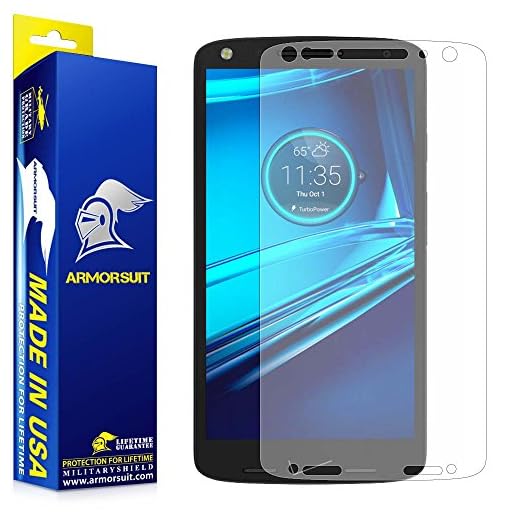 ArmorSuit MilitaryShield Anti-Glare Screen Protector for Motorola Droid Turbo 2 - [Max Coverage] Anti-Bubble Matte Film