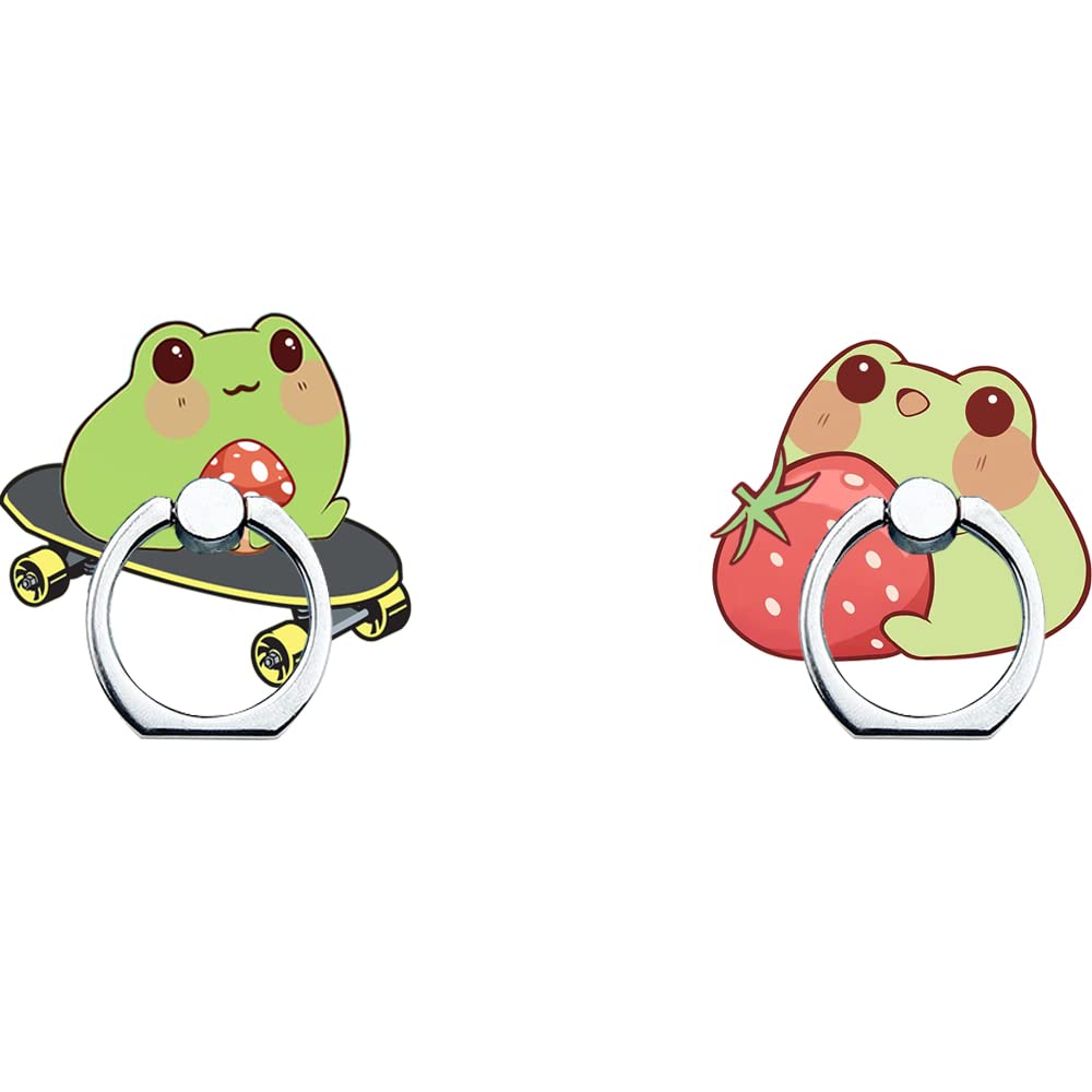 Phone Ring Holder Stand,Cute Frog Phone Ring Stand Holder Phone Case Finger Grip Holder 360 Rotation Finger Ring Grip for Cellphones,Smartphones and