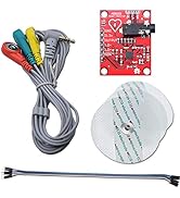 Youmile ECG Module AD8232 ECG Measurement Pulse Heart Rate Sensor Module Kit ECG Monitoring Senso...