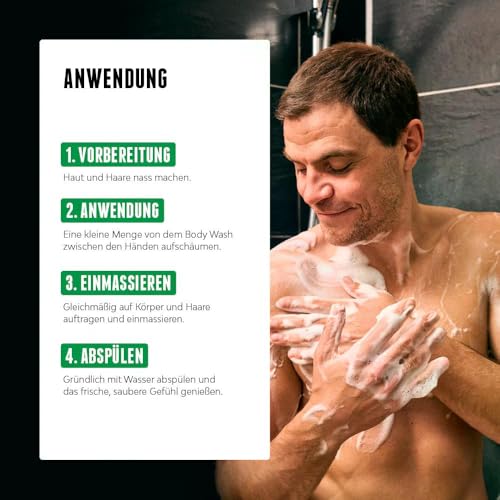 Brooklyn Soap Company Duschgel für Männer 1 Liter - Oud Wood & Santal Body Wash - 2-in-1 Duschgel für Herren für Haut und Haare - Shower Gel – Bild 7