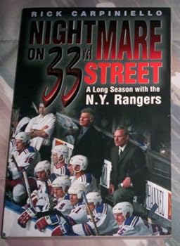 Paperback Nightmare on 33rd Street : A Long Season with the NY Rangers Book