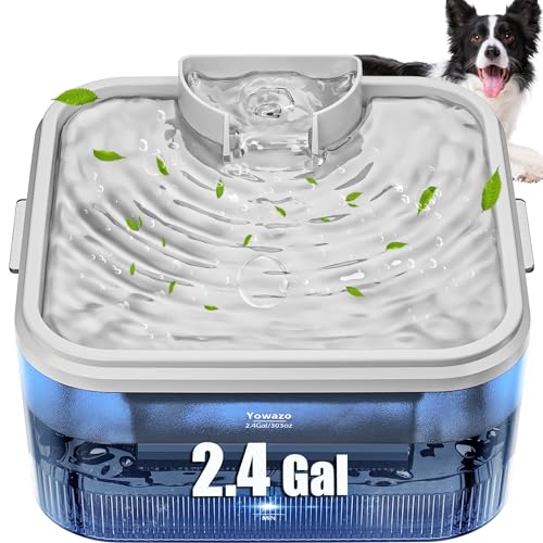 Dog Water Fountain for Large Dogs 303oz9l24gal Automatic Pet Fountain with Replacement Filters Cat Water Dispenser with Smart Led Quiet Pump Inside for Dogs Cats Multiple Pets  Cucciolini Doodles Dog water fountain for large dogs 303oz9l2 4gal automatic pet fountain with replacement filters cat water dispenser with smart led quiet pump inside for dogs cats multiple pets   cucciolini doodles