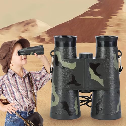 Binoculares compactos profesionales 6x35 verdes miniatura 3