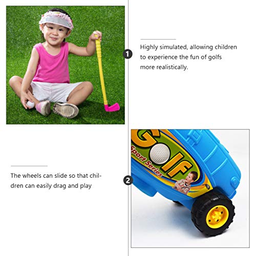 CLISPEED 2 Conjuntos de Jogos de Golfe para CrianÃ§as Conjunto de Treinamento de Bolas de Golfe Equi