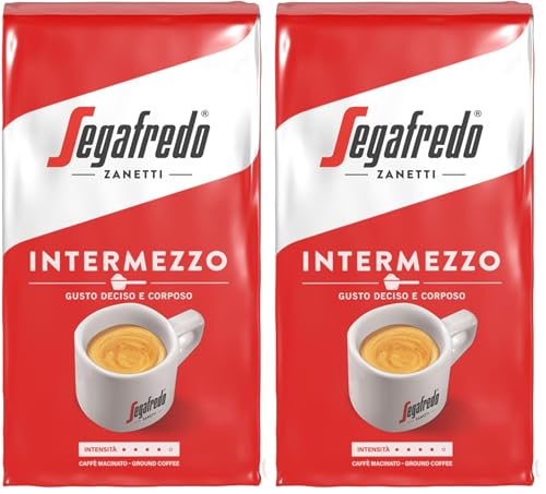 Segafredo Zanetti Intermezzo gemahlen (1 x 250 g) (Verpackung kann variieren) (Packung mit 2)