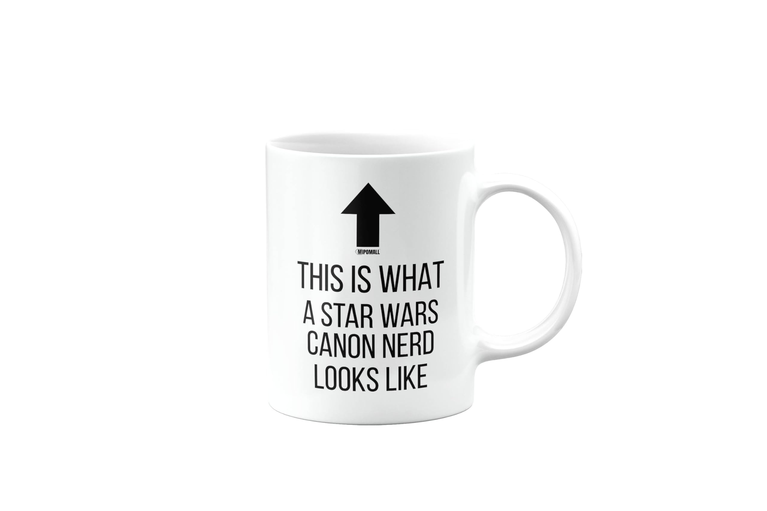 Funny Mug for Star Wars Canon Nerd, Joke, Silly, Happy Birthday Gifts for Men or Women, Secret Santa, Presents for Christmas, Cup, This is What a Nerd Looks Like, mm-CA_343b_80