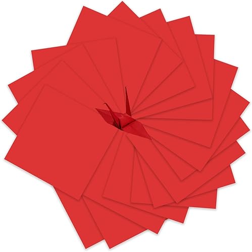 Miniatura 7 de 100 papeles de origami de doble cara, papel de color de 3 x 3 pulgadas, papel suave, cuadrado, fácil de plegar, para papel plegable, grúas de