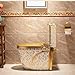 Golden One-Piece Toilet for Bathroom, Comfort Height Elongated Bowl, Dual Flush, Compact Design, Luxury Gold Finish(26.8x30.7x15.3in(400mm))