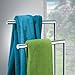 Kela Free Standing Towel Rack for Bathroom Style Collection Chrome