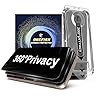 OneFish 2 Pack Privacy Screen Protector for iPhone 17e/16e/13/13 Pro/14-4-Way 360° Anti-Spy Tempered Glass, 9H Hardness, 3D Curved Edges, Case-Friendly & Easy Installation