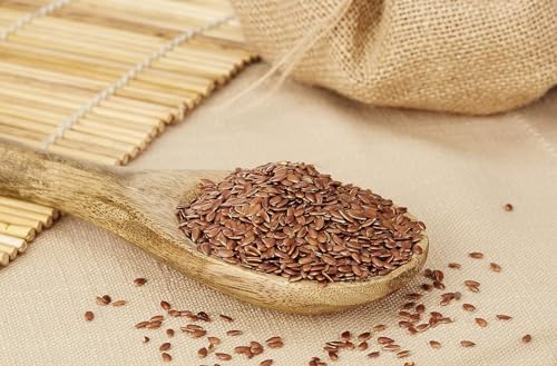 Image of NatureGarden Roasted Flax Seeds 100g Pack of 2 | High Protein Omega-3 | Boosts Immunity | Healthy Snack | Diet Food | Hair Growth | Gluten-Free Vegan | Superfood for Heart Digestion Weight Management