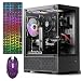 Prebuilt Gaming PC Desktop, Ryzen 5 3500X up to 4.1 GHz, RX 590 8G GDDR5