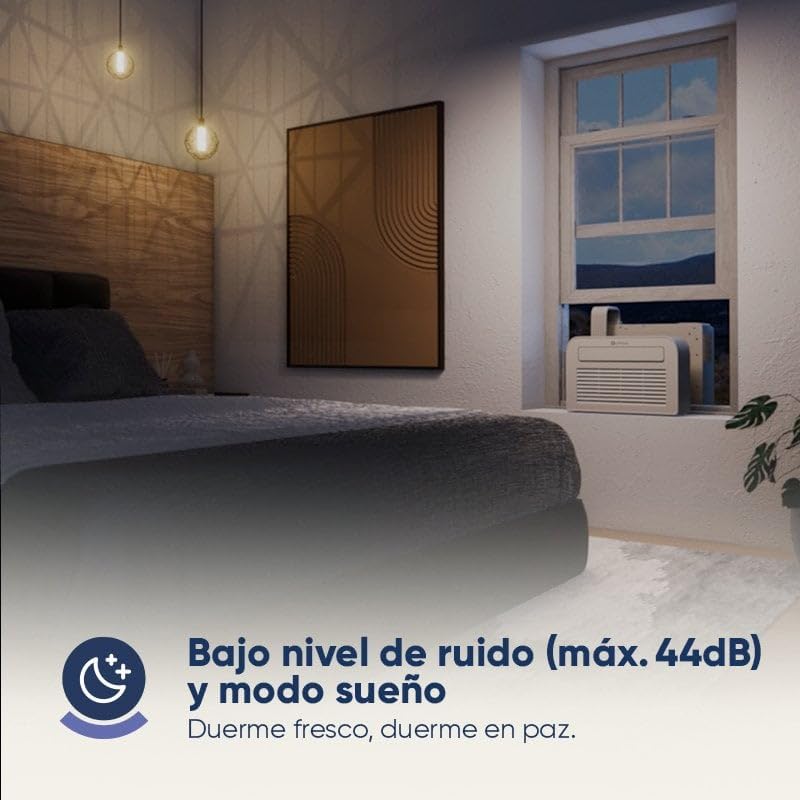 Airfeel Caravan 700 Aire Acondicionado Portátil de Ventana, 700 Frigorías / 2800 BTU, Sin Instalación, 3 Modos, Panel Táctil, 390W, Caravanas Autocaravanas y Habitaciones Pequeñas