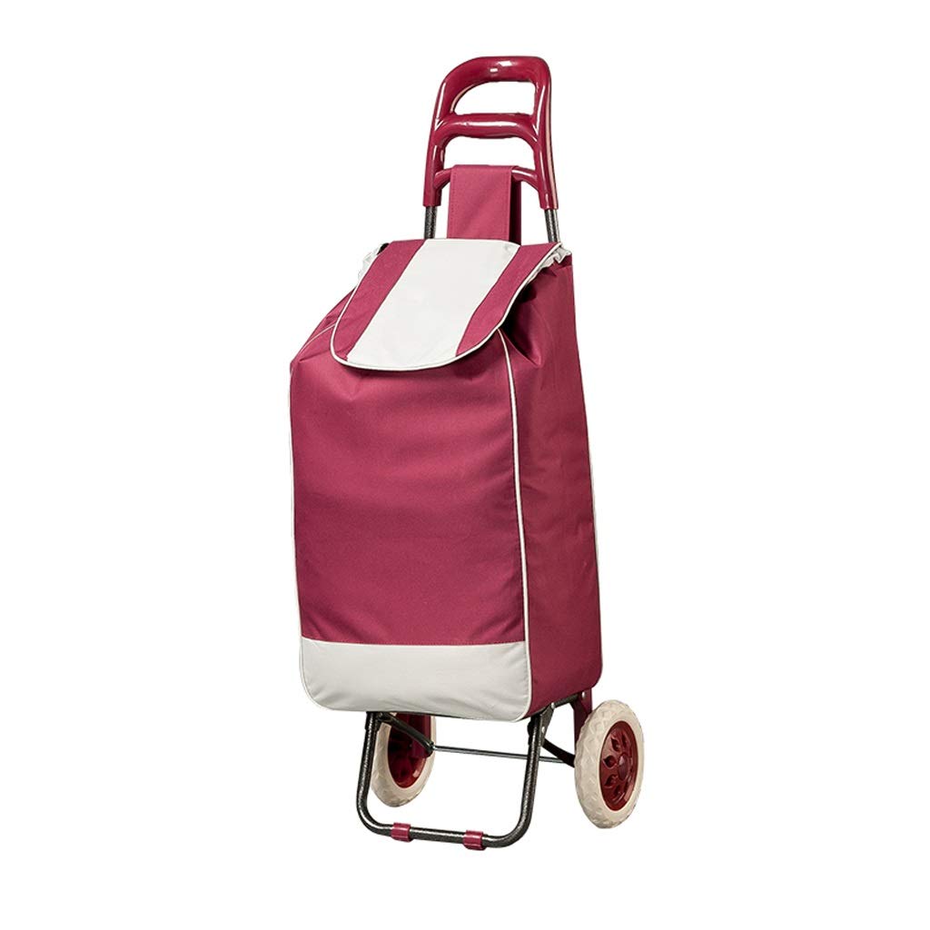 Xu Yuan Jia-Shop Shopping Trolley Removable and Washable Shopping Cart Portable Folding Shopping Cart Home Grocery Shopping Cart Shopping Cart Grocery Cart