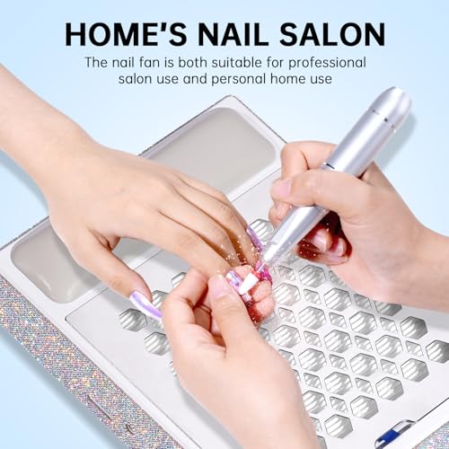 Recolector de polvo para uñas, inalámbrico y potente miniatura 6