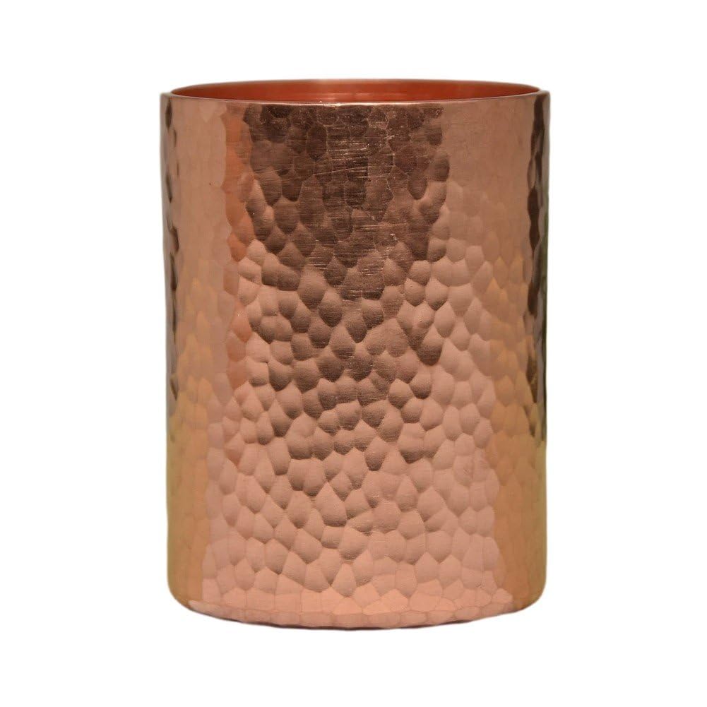 Gobelet en Cuivre Pur Martelé fait main, l'élégance d'un verre d'artisanat
