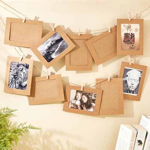 Image of Home Centre Corsica Snapshot Set of 10 Paper Hanging Photo Frames - 15x11.5cm