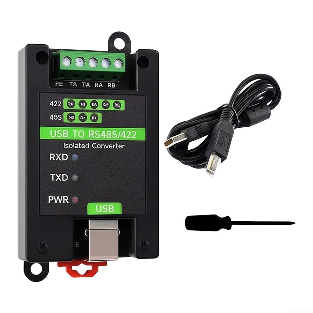 USB convertidor serie montaje en carril carcasa ABS