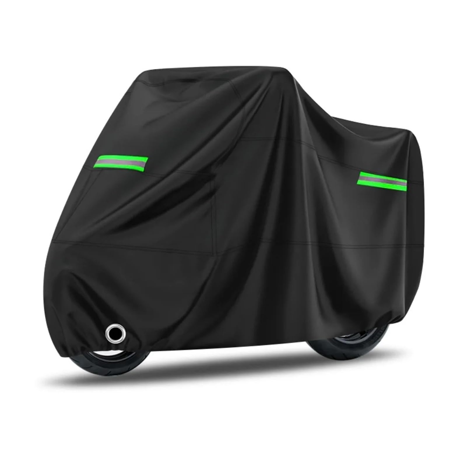 Motorradgarage Winterfest Für wasserdichte Motorradabdeckung Praktischer Staubdichter Roller Sonnengeschützter Regen Mit 2 Reflektierenden Streifen