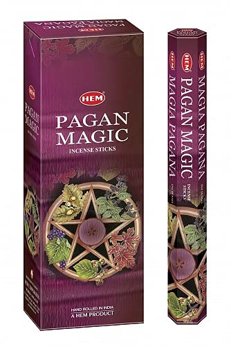 Seven Chakra Tree Hem Pagan Magic - Varillas de incienso - Paquete de 6 | Misteriosa mezcla de hierbas para rituales, intuición y vibraciones místicas