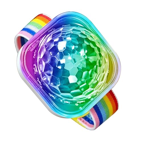 Hiemible Pulseras Luminosas,Banda De Muñeca Con Efecto De Bola De Discoteca |...