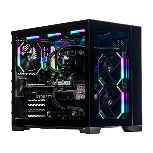 Velztorm Galax CTO SFF Gaming Desktop PC Liquid-Cooled (AMD Ryzen 7-5800X 8-Core, GeForce RTX 3060 12GB, 32GB DDR4, 512GB PCIe SSD + 2TB HDD (3.5), WiFi-N, RGB Fans, 750W PSU, Win 10 Home)