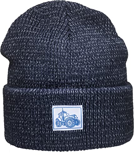 Bonnet réfléchissant pour enfant à motif tracteur haute visibilité