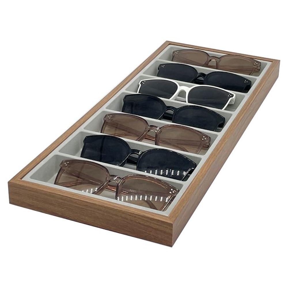 BIP FLEUR ROYALE premium Brillenbox mit Sichtfenster für bis zu 8