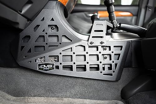 DV8 Offroad Center Console Molle Panels & Digital Device Bridge for The 2003-2009 Lexus GX 470 | Mount for Cell Phone, GPS, Radio, & Other Accessories | Easy Access to All OEM Switches & Buttons